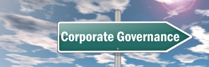 Signpost "Corporate Governance"