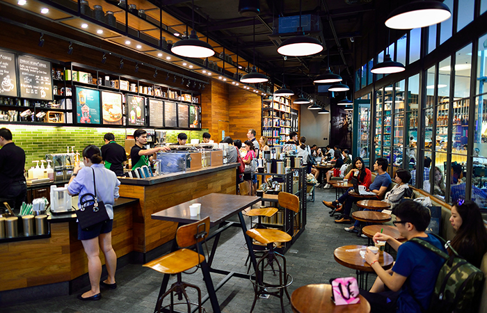 Starbucks Cafe interior